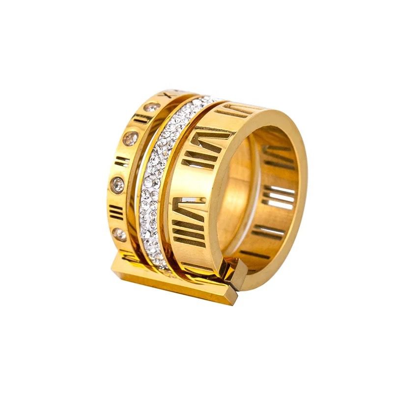 Stainless Steel Roman Ring