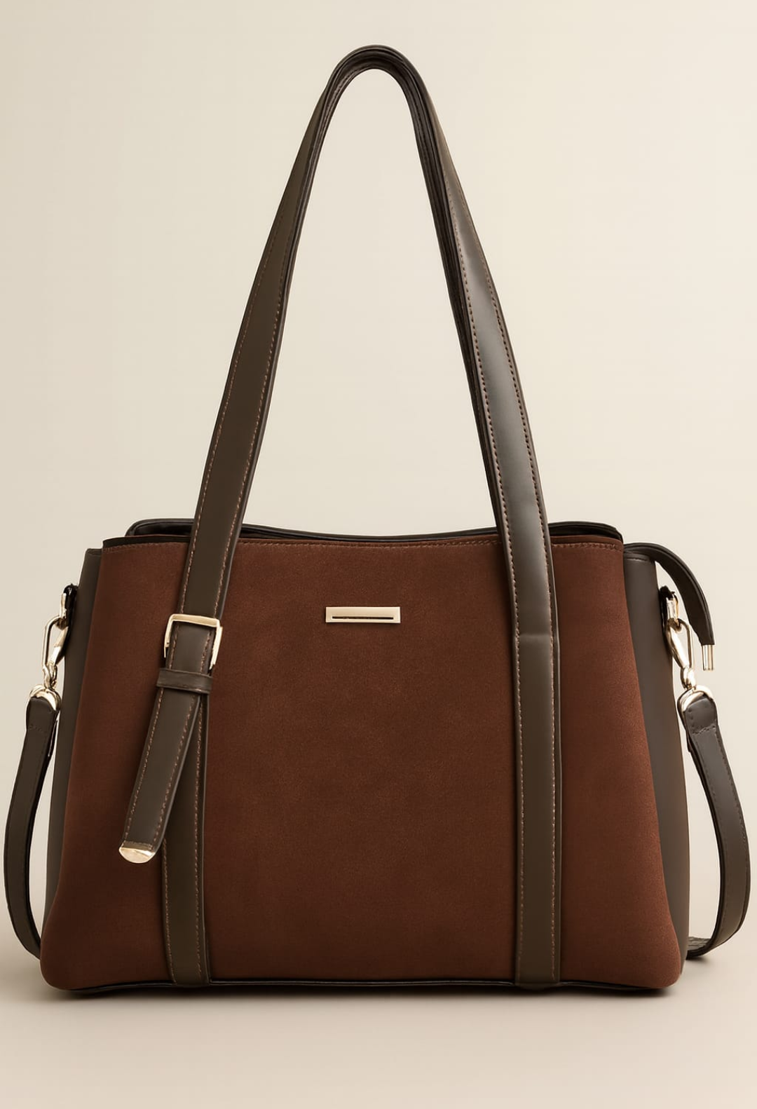 Premium Dual-Texture Shoulder Bag