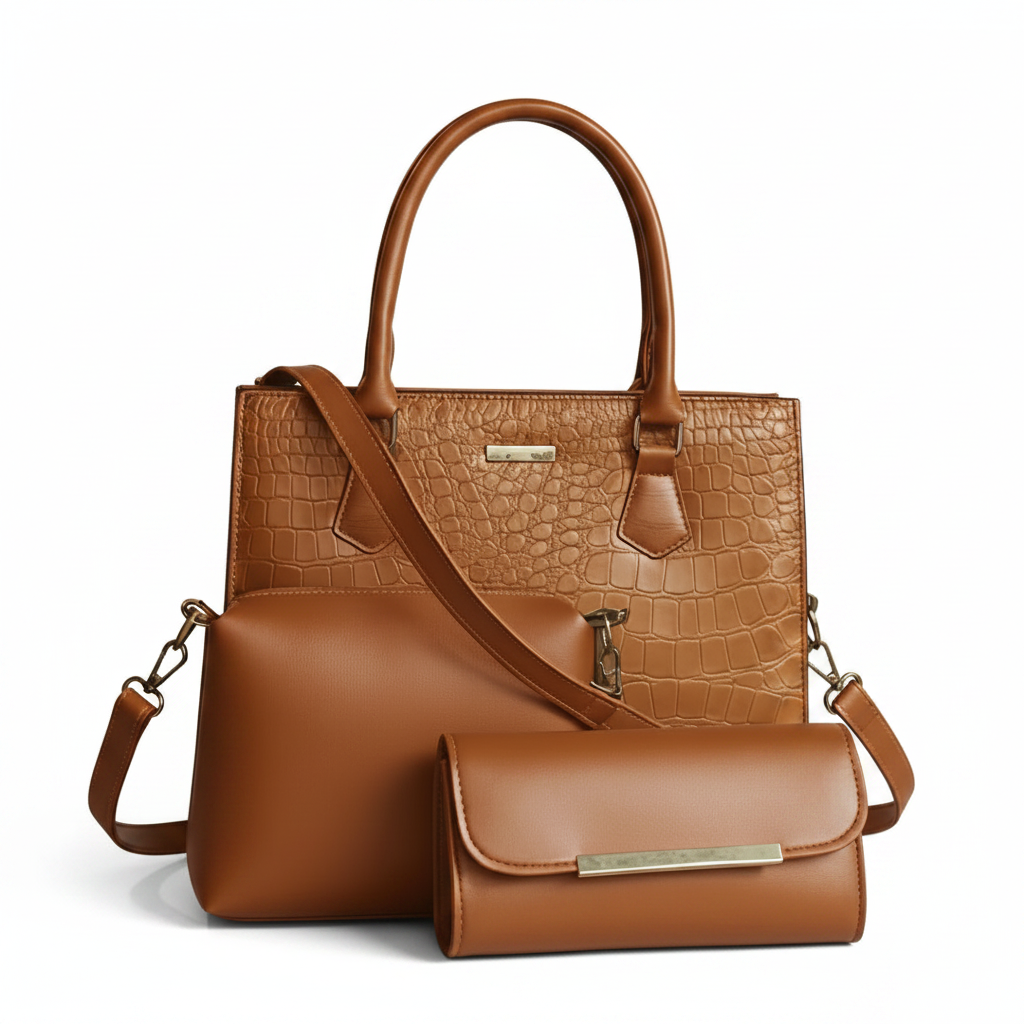 Premium multi style top handle bag set