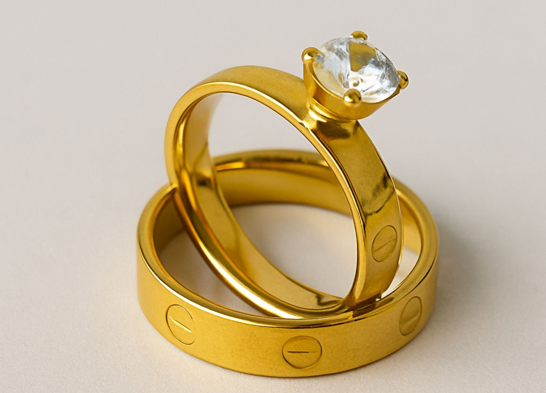 Double Ring Style Stainless Steel Ring