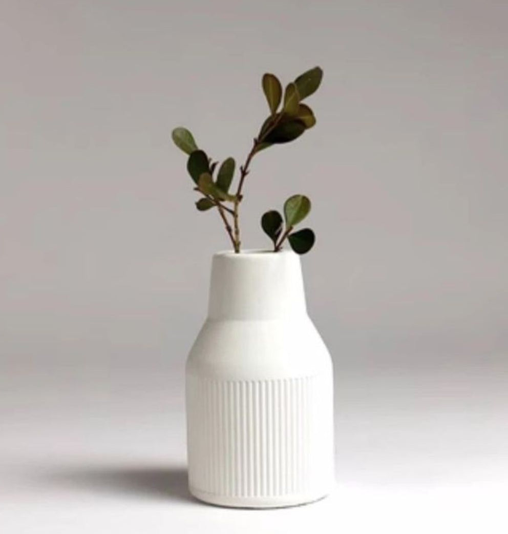 Candles and vase