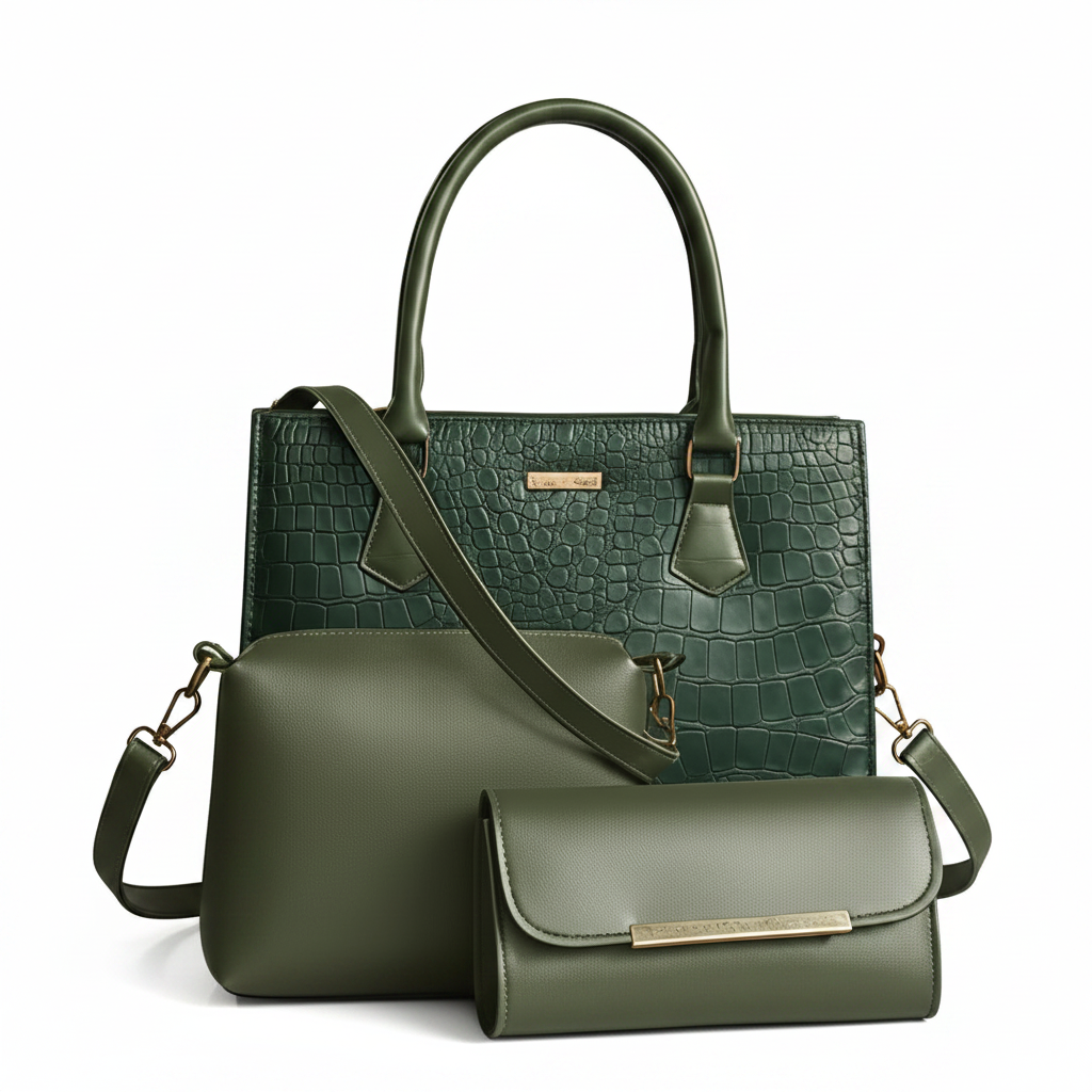 Premium multi style top handle bag set