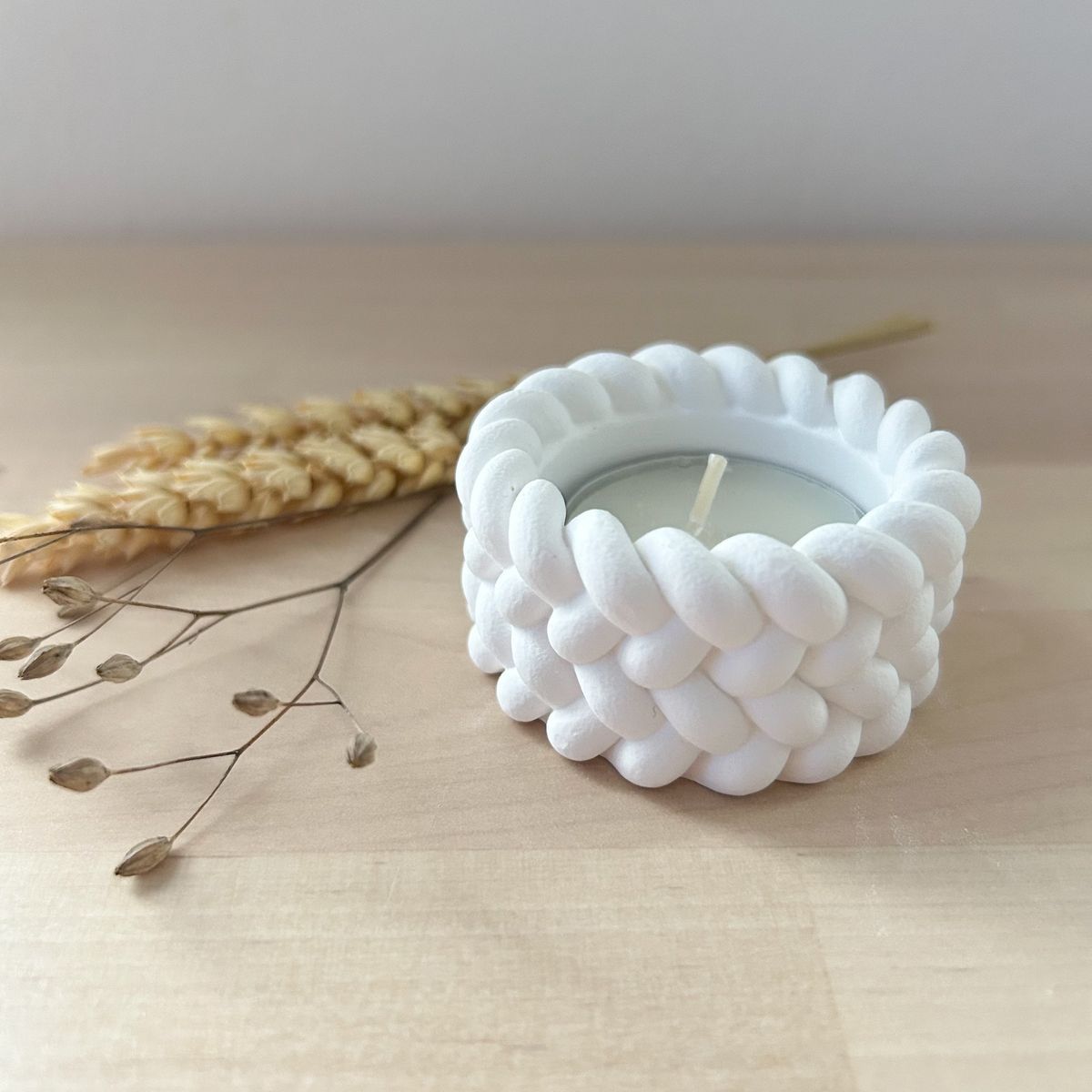 Minimalist bubble scented candle(customized order available)
