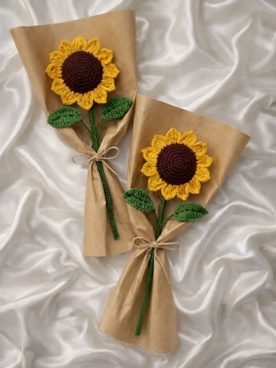 Handcrafted Crochet Sunflowers for Decoration(Gift) customized order available