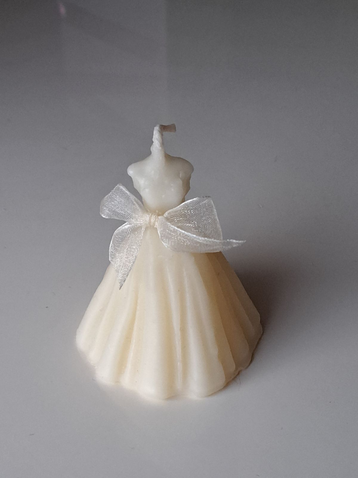 Elegant dress shaped scented candle(customized order available )