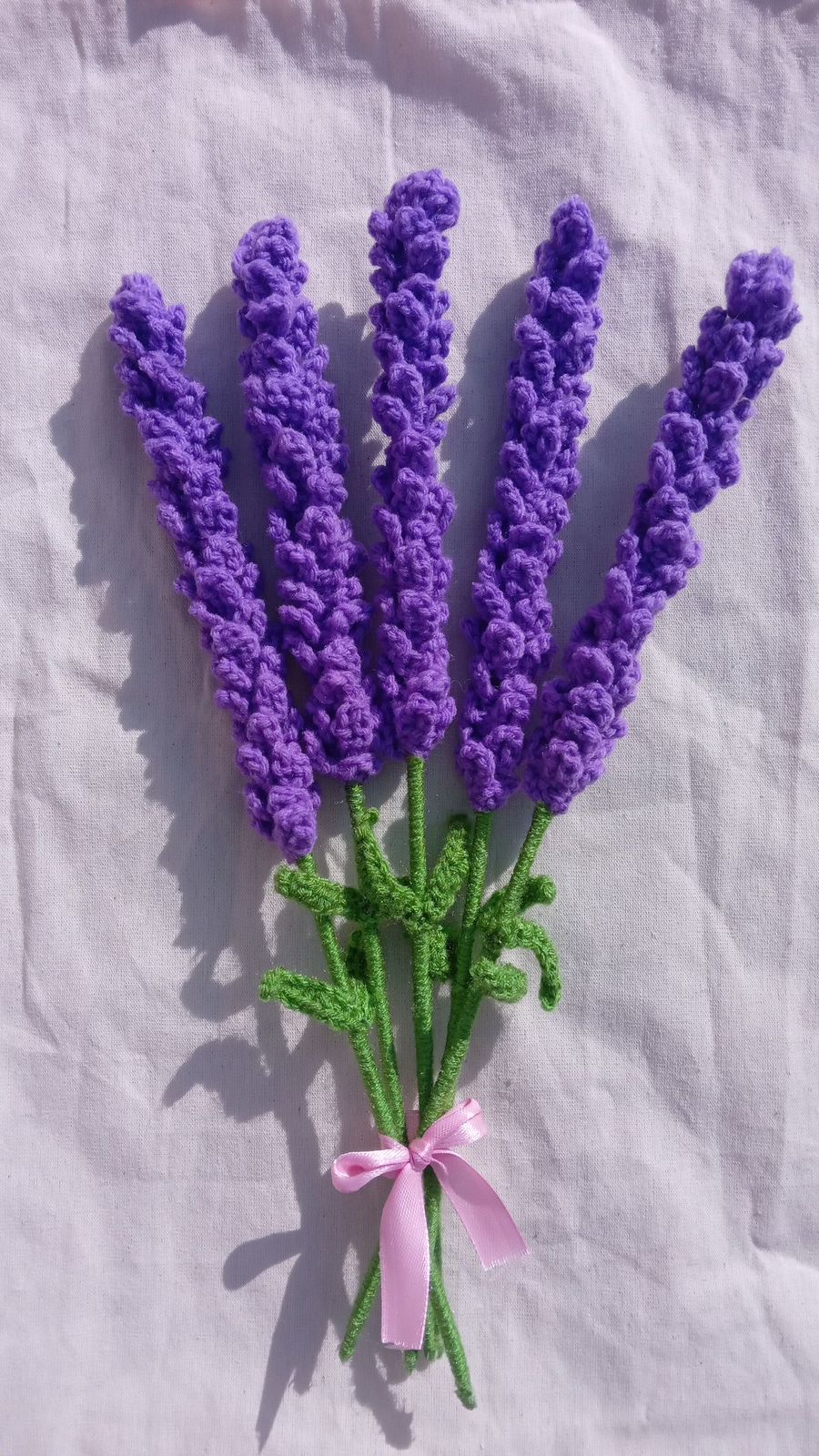 Handmade Crochet Flower Stem - Long Lasting Knitted Flora (Sold Individually - Each)all colors available(customized order available )