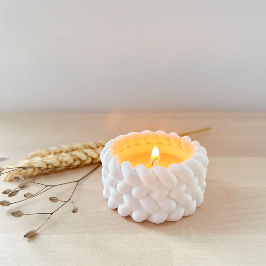 Minimalist bubble scented candle(customized order available)