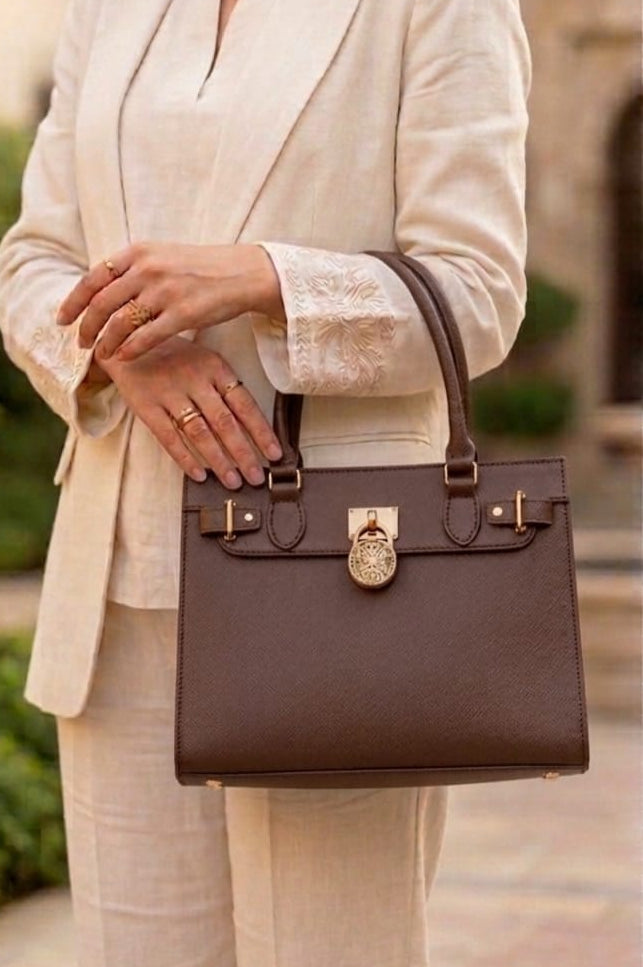 Elegant Top Handle Bag with a Classic Silhouette