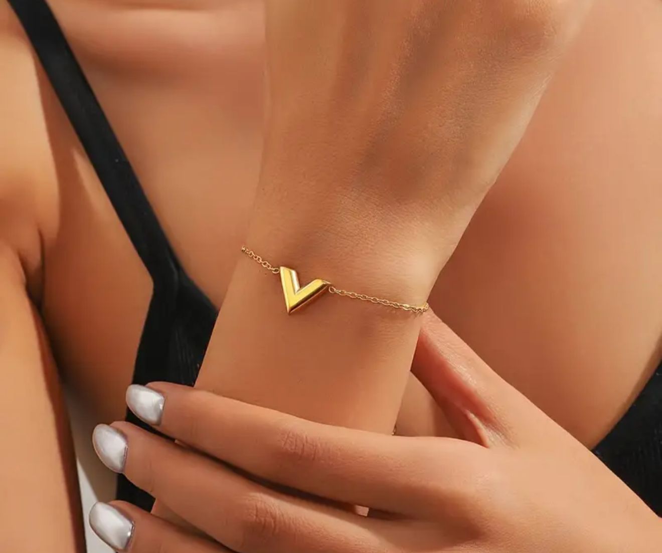 Louis Vuitton stainless steel bracelet